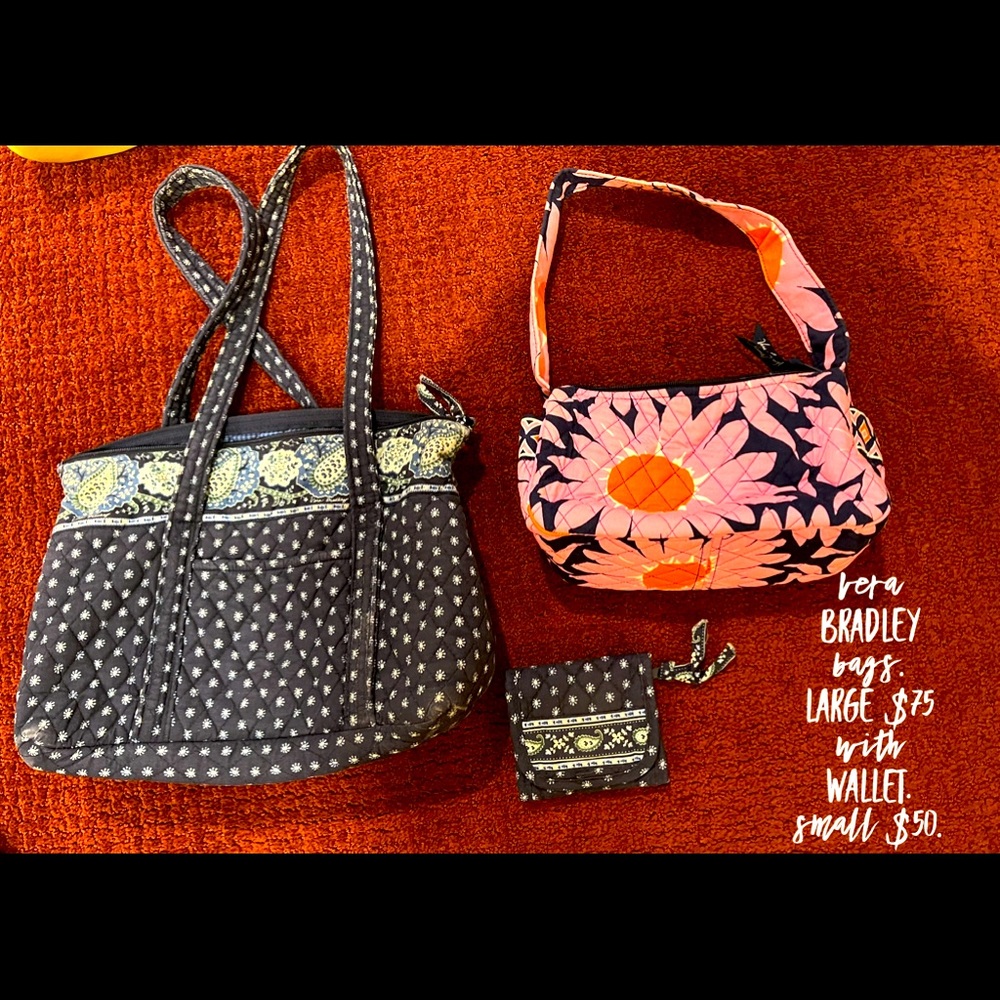 Vera Bradley bags. Prices negotiable.